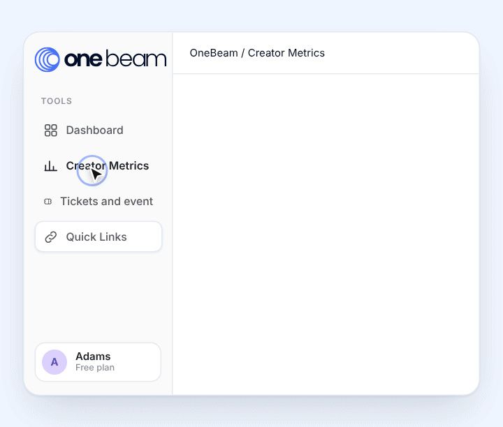 Exploring Onebeam creator tools